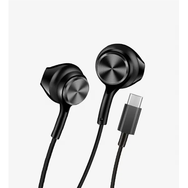 H75 EarPhone Yüksek Bas Mikrofonlu Tip-C Kulak İçi Kablolu Kulaklık