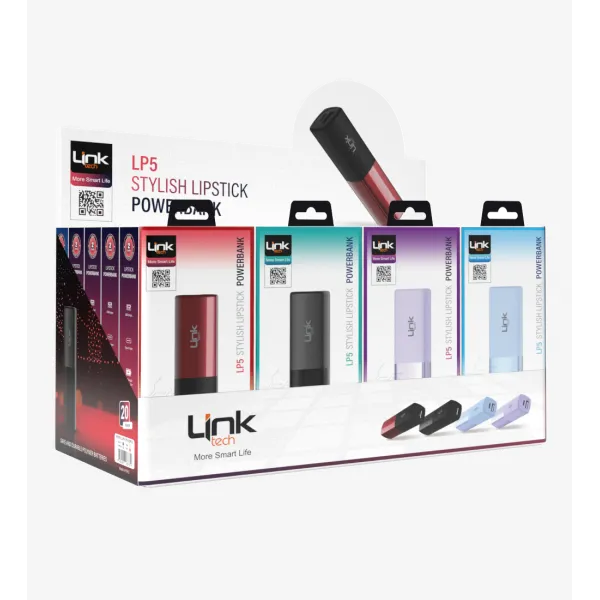 LP5 Strong 5.000 mAh Ruj Powerbank 20'li Paket